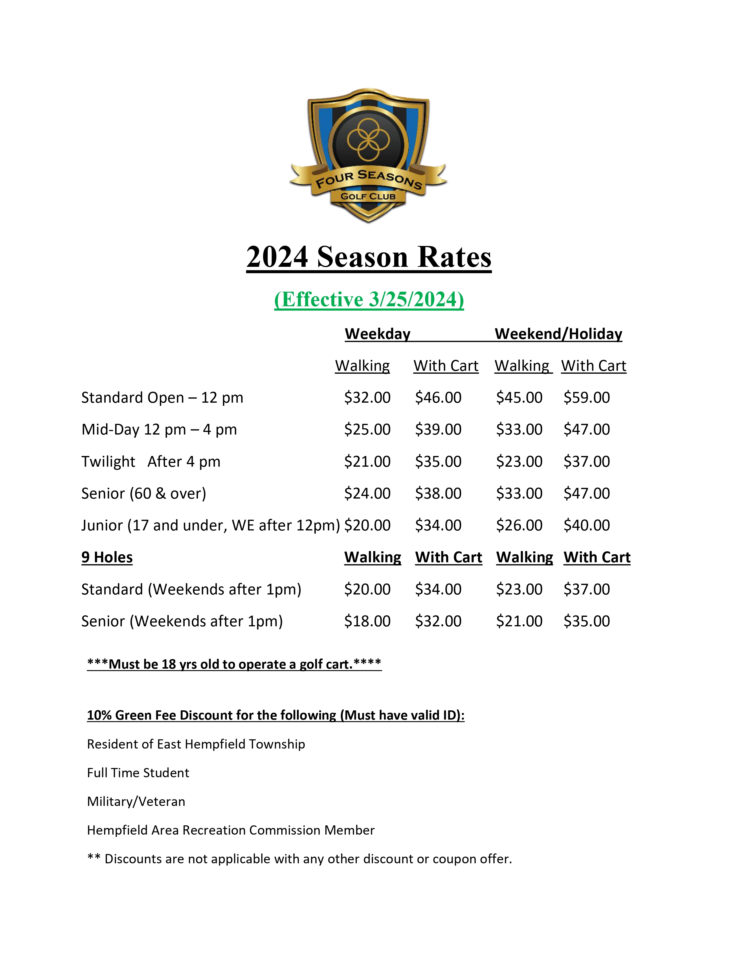 Golf Course Rates Near Me Golf Rates, Season Pass Rates — St Paul Golf – FVTTA